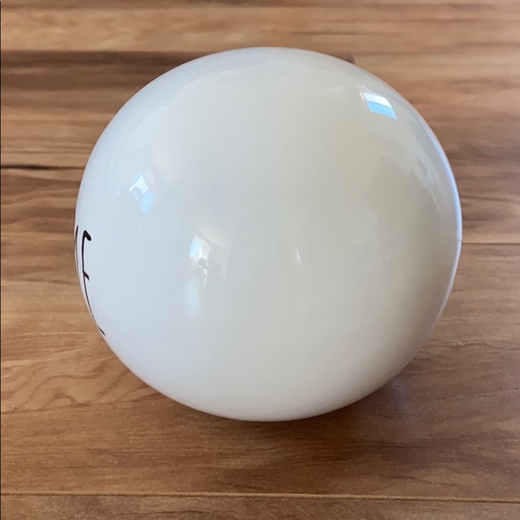 Pier 1 HOME white ceramic decorative sphere - Picture 5 of 12